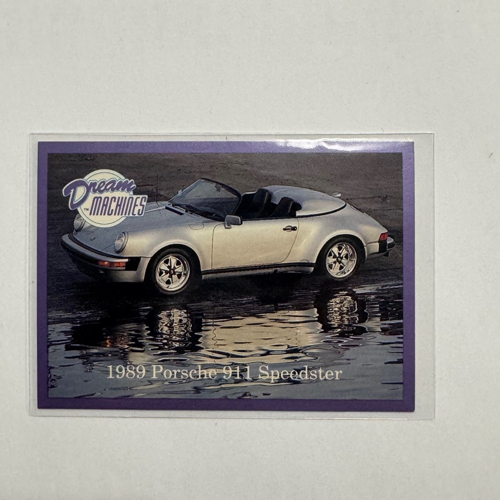 1989 Porsche 911 Speedster Automobile‎ Dream Machines Trading Card Imperial 1991